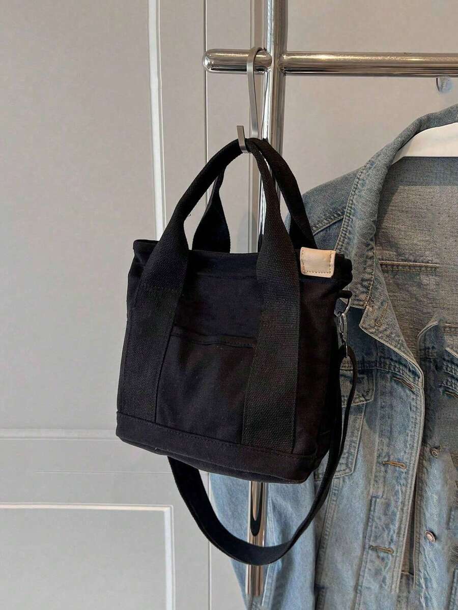 Bolso de lona de lujo minimalista y elegante