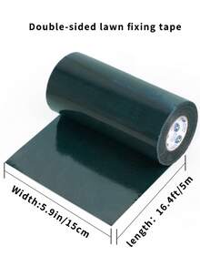 16.4-Foot Artificial Turf Tape, Self-Adhesive Turf Joint Tape, Double-Sided/Single-Sided Turf Repair Tape, Available In Various Widths, Dark Green, Suitable For Patios, Gardens And Sports Fields.Gardening Tools - Dark Green - View 8
