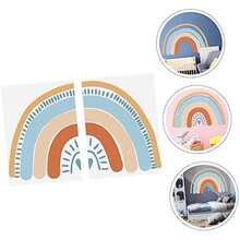 Hemoton Pegatinas De Pared De Decorativas Para Habitación Infantil 15.74X23.62 Pulgadas Adhesivos 3D Sin Residuo Para Decoración Del Hogar(default) - Multicolor - Ver 4