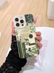 1 chiếc ốp lưng bảo vệ màu trắng họa tiết sách ghép hình Iris, tương thích với iPhone 17 Pro Max/17/17 Pro/16 Pro Max/16/16 Pro/16 Plus/15 Pro Max/15 Pro/15 Plus/15/14 Pro Max/14 Pro/14/13 Pro/13/12 Pro/12/11/XS/X Max/8 Plus/7, chống sốc, mềm mại, thích hợp làm quà sinh nhật cho bạn gái, bạn trai hoặc sử dụng cho chính mình. - Nhiều màu - Xem 4