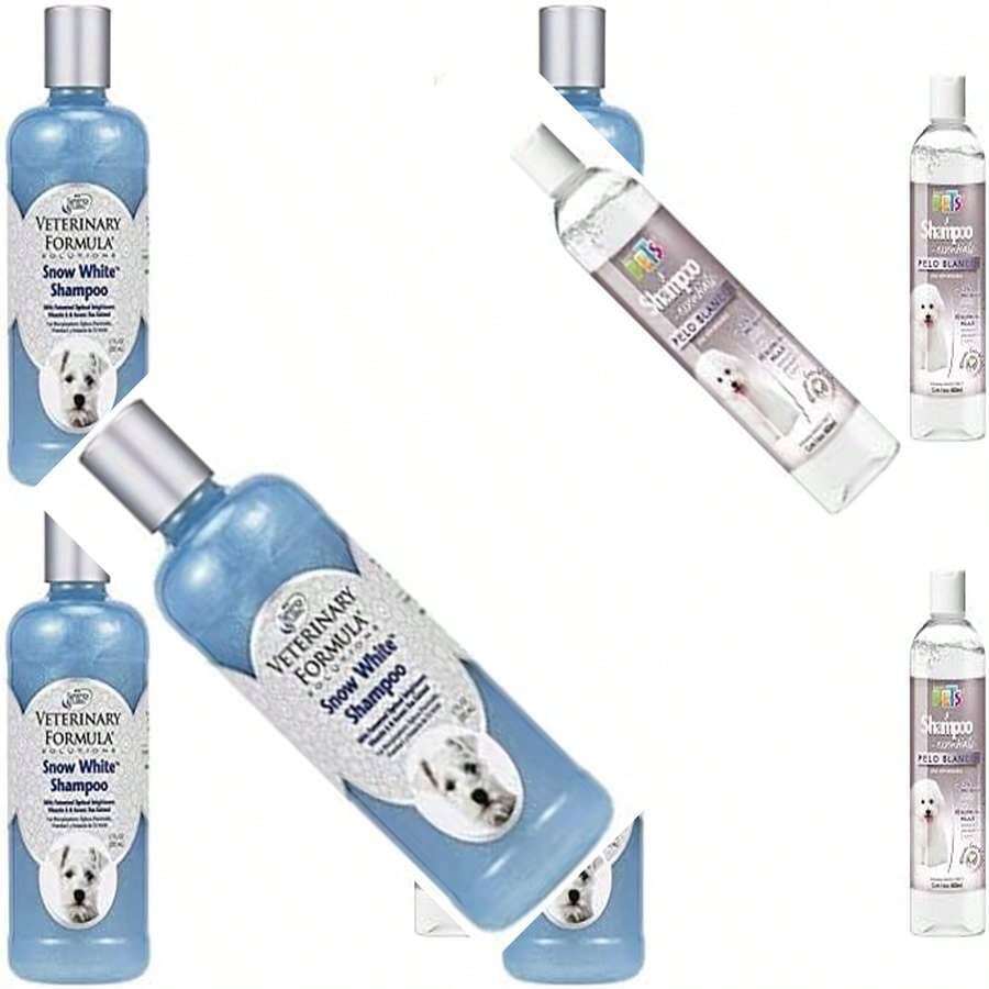 Shampoo for White Pet Fur, Gentle Cleansing and Nourishing - como en la foto - Ver 1