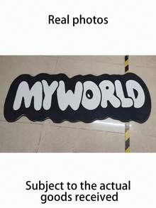 1 قطعة سجادة صوفية مزيفة بنمط نص "عالمي" مضحك، قابلة للغسل بالغسالة - بشكل غير متماثل، مناسبة لغرفة النوم، الديكور الداخلي، عيد الميلاد، ، عيد الأب - وردي بتصميم أحرف سوداء