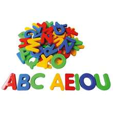 Letras Mayusculas para Niños de Plastico En Estuche. 54 Piezas Colores Didacticos. Incluye Letra ÑDuradero y cultiva el interés de los niños - Multicolor - Ver 6