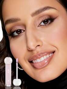 1pc Romantic Makeup RMT: Lip Gloss - High Shine, Moisturizing, Long-Lasting Color, Prevents Dry, Cracked Lips, Essential Lip Makeup For Girlfriend, Mom, Sister - 彩色 - 查看 7