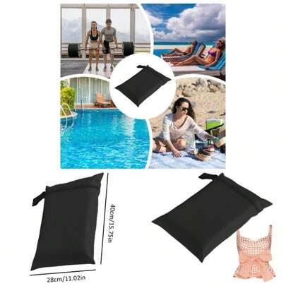 2 Piezas Bolsa Hmeda Seca Con Asas Y Cremallera, Bolsa Impermeable Piscina Ropa Mojada Reutilizable, Bolsa De Ropa Sucia Para Viaje, Bolsas De Almacenaje De Ropa Para Gimnasio, Natacin, Hogar, Viaje