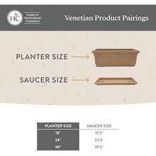 HC Companies - Macetero Veneciano con tapón de Drenaje, Caja Larga para alféizares de Ventanas, Balcones y más, macetas rectangulares Grandes de plástico para Hierbas y Flores ( de 24(24" (Pack of 2) Gris Cálido) - Multicolor - Ver 7