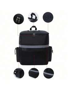 35升超大容量保温食品袋，保冷袋，外卖背包午餐包，防水男女通用，适合野餐、上学、返校等场合