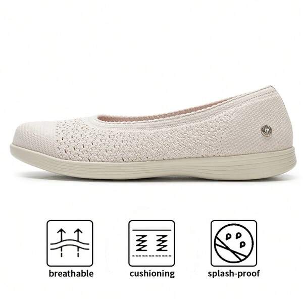 Skechers 休闲轻便一脚蹬平底鞋、复古妈妈鞋、日常运动鞋 136265-NAT