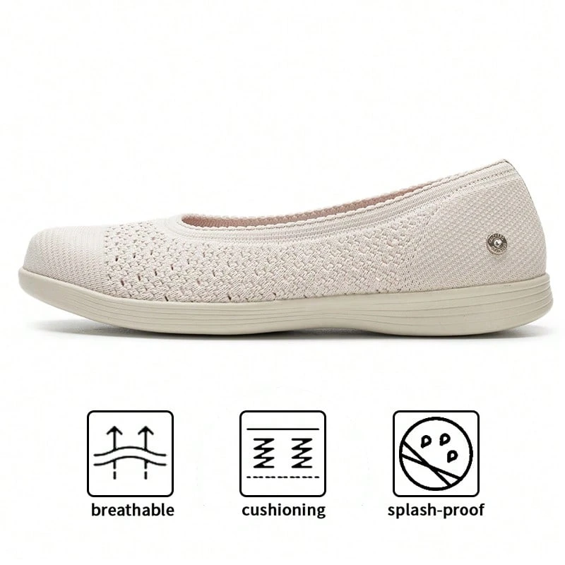 Skechers Zapatillas planas de estilo casual y ligero, zapatos retro de mamá, tenis diarios 136265-NAT