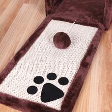 Árbol para gatos con forma de bola de peluche, poste rascador duradero, poste rascador para gatosmarco de escalada para gatos - 61*26*21cm - Ver 2