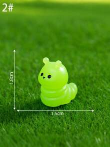8pcs Cute Caterpillar Mini Figurines, Moss Micro Landscape Decor Accessories, Desk/Room Decor Stress Relief Ornaments, DIY Gardening Scenery, Soft Plush Texture Vivid Colors, Suitable For Micro Landscape, Desk, Room, Handmade Scenes, Easily Brightens Up Various Spaces With Adorable Cozy Ambiance - Multicolor - View 5