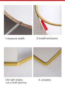 1条1.8厘米 x 5米木纹封边条，U型封边条，PVC橱柜边缘保护条，适用于桌面边缘保护和框架装饰 - 家居必备配件 - 彩色 - 查看 11