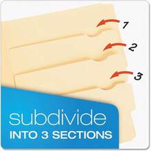 YQQ Pendaflex 10770 - Carpetas de archivos tamaño carta manila paquete de 24 unidades1234 - Manila - Ver 5