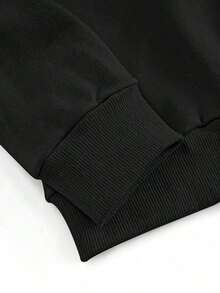 Blue & White ECKO UNLTD. Hoodie – Women's Oversized Black Streetwear: Rhino Graphic, Cool Urban Vibe: Front Pocket, Soft Pullover For Fall Skate Park Ings, Casual Date Nights, Winter Casual –  Street Style PickY2Y-W-Sudaderas - 黑6 - 查看 2