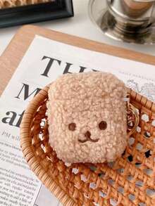 卡通泰迪熊毛绒保护壳带钥匙扣，可爱蓬松保护套，兼容 1/2/3/4/Pro/Pro2/Pro3，防震、保护、防尘、时尚 - 彩色 - 查看 21