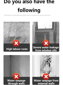 1pc Invisible Waterproof Agent,100g Super Strong Bonding Sealant, Waterproof Insulating Sealant, Anti-Leakage For Bathroom Fixtures, No Power Required - White - View 5