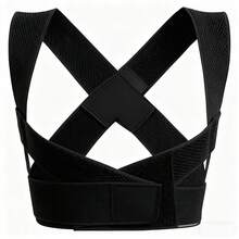 1pc Updated Posture Corrector For Men & Women, Size Runs Small, Consider Ordering One Size Up For Loose Fit, Adjustable Upper Back Support For Clavicle And Neck/Shoulder Upright Comfort (Pink) Posture Corrector For Men & Women, Body Health Fixation Upper Back Support Clavicle Back And Shoulder Under Clothes, Black - Nhiều màu - Xem 11