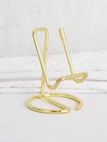 1pc Metal Phone Stand, Universal IPad Desktop Holder, Stable Desktop Support, Portable Minimalist Design, Suitable For Smartphones And Tablets, Hands-Free Viewing For Office, Kitchen, Study And More, Suitable For Home Office Users, Students, Professionals - Multicolor - View 12