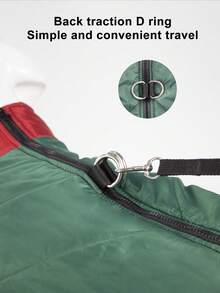 Fashionable Winter Thermal Lined Warm Dog Vest Jacket, Warm Zip-Up Dog Vest Jacket With Dual D-Ring Leash, Waterproof Windproof Jacket, Suitable For Medium Or Large Dogs