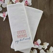 SKL Home - Juego de Toallas de Mano de Jacquard Floral, Gris, 2 Unidades(Buenas mamás) - Multicolor - Ver 6