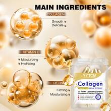 30粒/包 胶原蛋白紧致胶囊精华，保湿，柔滑肌肤，蕴含角鲨烷、视黄醇、维生素E深层补水精华（0.4克 x 30粒） - (0.4x50capsules)/bag - 查看 8