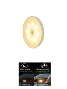 6入組 LED 感應式智慧燈、櫥櫃夜燈、室內感應壁燈。適用於臥室、廚房、衣櫥、樓梯、浴室、走廊、居家、客廳、派對及節日裝飾。 - 感應燈 - 查看 12