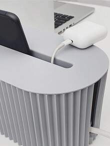 Oaoleer Cable Management Box With 10 Cable Ties, Organizer Box For Power Strips, Surge Protectors, Chargers, Adapters, TV Computer Wires Cable Hider Box For Home/Office - 海藍色 - 查看 2