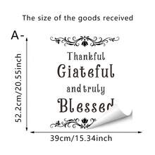 1pc Wall Sticker New Thankful Grateful Letter Butterfly Wall Sticker Study Bedroom Background Wall Sticker Painting - Multicolor - View 12