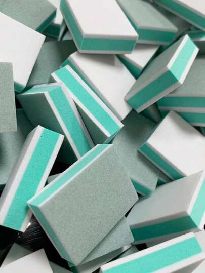 5 st nagelbuffertfilblock, nagelfilsvamp, dubbelsidigt nagelkonstverktyg, UV-gelpolerare minipolering vård salong pedikyr manikyr