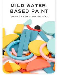 Children's Intellectual Creativity, Geometric Shape Matching Puzzle Toys, Circular Shape Matching Fun Puzzle Early Education Toys - Multicolor - View 10