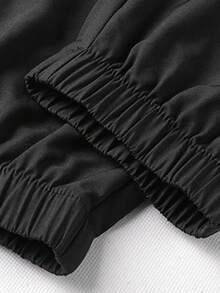 2pcs/Set Casual Outdoor Workout Drawstring Pants For Teen Boys - Multicolor - View 5