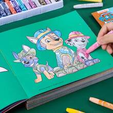 Paw Patrol 1本汪汪队立大功绘画书 儿童涂色书 3-6岁幼儿园涂色书 婴儿涂鸦玩具，完美节日礼物（款式随机）