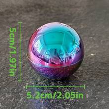 新款创意彩色球形研磨器，金属手动研磨器，三层锌合金金属研磨器，吸烟配件 - 吸烟者必备礼物