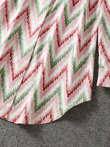 女士长袖全印花休闲阿拉伯风格上衣 - 彩色 - 查看 5