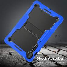 HUASEMI Galaxy Tab S10FE Plus 13-Inch Protective Case - Full Coverage Tablet Protective Case With Built-In Stand - Blue - View 8