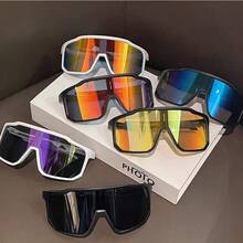 1 Pc, Adult Bicycle Goggles, Fashionable And Colorful Bicycle Goggles, Outdoor Sports Goggles, Mountaineering Goggles, Marathon Goggles, Windproof Mountaineering Goggles, Off-Road Bicycle Goggles, Fishing Goggles - Multicolor - View 2