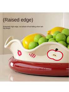 Rotating Fruit Plate, Creative Snack Tray, Kitchen Spice Dish, Lightweight Luxury Dessert Dry Fruit Plate, Tea Tray - Multicolor - View 3