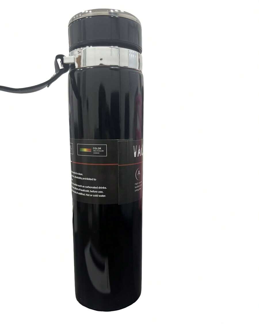 Termo 1000 ml acero inoxidable térmico botella para agua y bebidas, accesorio resistente y duradero, mantiene líquidos fríos o calientes por largo tiempo, diseño práctico para gimnasio, trabajo, viajes y uso diario, libre de BPA, tapa segura y fácil de transportar, producto eficiente y saludable