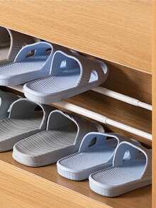 1件可调节衣柜晾衣架，适用于装饰、节日装饰、房间装饰、家居装饰、卧室，可晾晒连衣裙、裤子、鞋子、牛仔裤、靴子、裙子，是卧室收纳整理的理想之选。 - 白色 - 查看 6