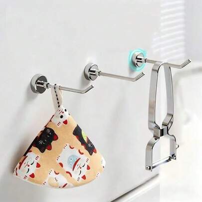 2개/6개 고하중 마그네틱 후크 - 설치 용이, 벽걸이형, 금속 후크, 냉장고, 그릴, 주방 및 철문에 적합