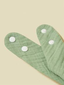 5 chiếc/gói, yếm ăn cho bé bằng cotton nguyên chất, mềm mại và thoáng khí, cần thiết cho sự phát triển của bé, quà tặng sinh nhật. - Nhiều màu - Xem 10
