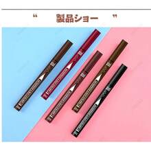 XIXI アイライナーペンシル ウォータープルーフ アイライナーペンシル リキッドアイライナー 极細 耐久 - 102# ローズパープル - チェックする 6