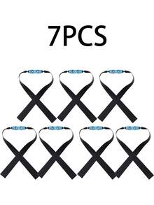 Bộ phụ kiện ná bắn đá ngoài trời 4/7/12 món, dây cao su định vị côn 2515, dây cao su dẹt màu đen dày 1.0mm làm từ mủ cao su tự nhiên có độ đàn hồi cao và lực căng mạnh, phù hợp cho người đam mê bắn súng, túi cao su dẹt giảm tiếng ồn, bền và có độ đàn hồi lâu dài, quà tặng tuyệt vời cho ngày lễ/sinh nhật. - màu đen - Xem 10