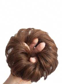 Elegant Lady Chignon, Hair Extensions - Stretchable Synthetic Hair, Women's Luxury Messy Bun Hair Extensions, Messy Bun Extensions, Curly Messy Bun Synthetic Hair Chignon, Elegant Lady Hairstyle, Black Messy Bun Hair Piece, Wavy Curly Hair Scrunchie, Synthetic Hair Ponytail Extensions, Thick Updo Fake Hair - Nhiều màu - Xem 14