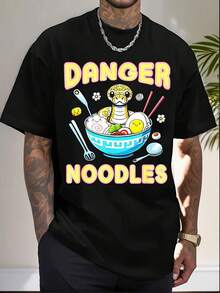 Camiseta de Serpiente para Hombre Linda - Negro - Ver 7
