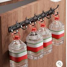 Multi-Functional Wall-Mounted Coat Rack, Available In 3, 4, 5, 6 Or 7 Hooks, No Drilling Required. Over-The-Door Hanging Coat And Hat Rack, Made Of Metal With Hooks. Can Be Hung On The Back Of The Door For Storing Hats, Keys And Other Items, Saving Space. Suitable For Entryway, Bathroom, Bedroom, Home, Dorm And More. Can Be Used To Hang Coats, Hats, Jackets, Clothes, Bathroom Supplies, Etc.