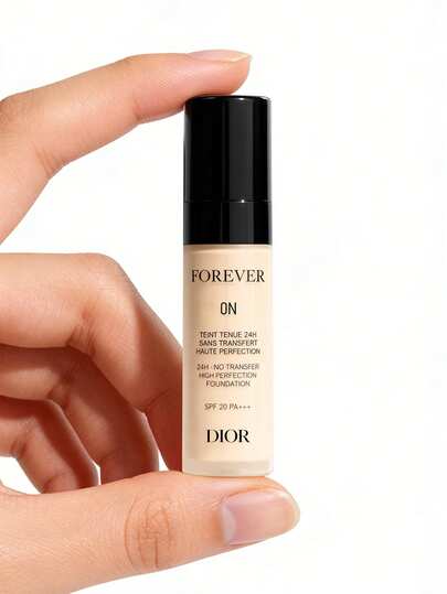 Christian Dior Fundación Forever Skin Glow de tamaño de viaje, de larga duración 24 horas, crea un maquillaje radiante y perfecto, hidratante y nutritivo, con acabado natural luminoso, FPS 20 PA++
