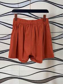 Linen Shirt And Shorts Set (2 Pieces) - Coral Pink - View 5