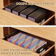 YQQ Administrador de Archivos25 Carpetas Ampliables Organizador de Documentos Etiquetas Coloridas Tamaño A4 Adecuado para la Escuela el Hogar y la Oficina Elementos Esenciales para el Aula1234 - Nergo - Ver 7