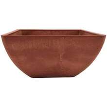 PSW Arcadia Garden Products FBD30DC Simplicity Square, 12 x 12 x 6 Pulgadas, carbón Oscuro(Terra Cotta 12 by 12 by 6-Inches) - Multicolor - Ver 2